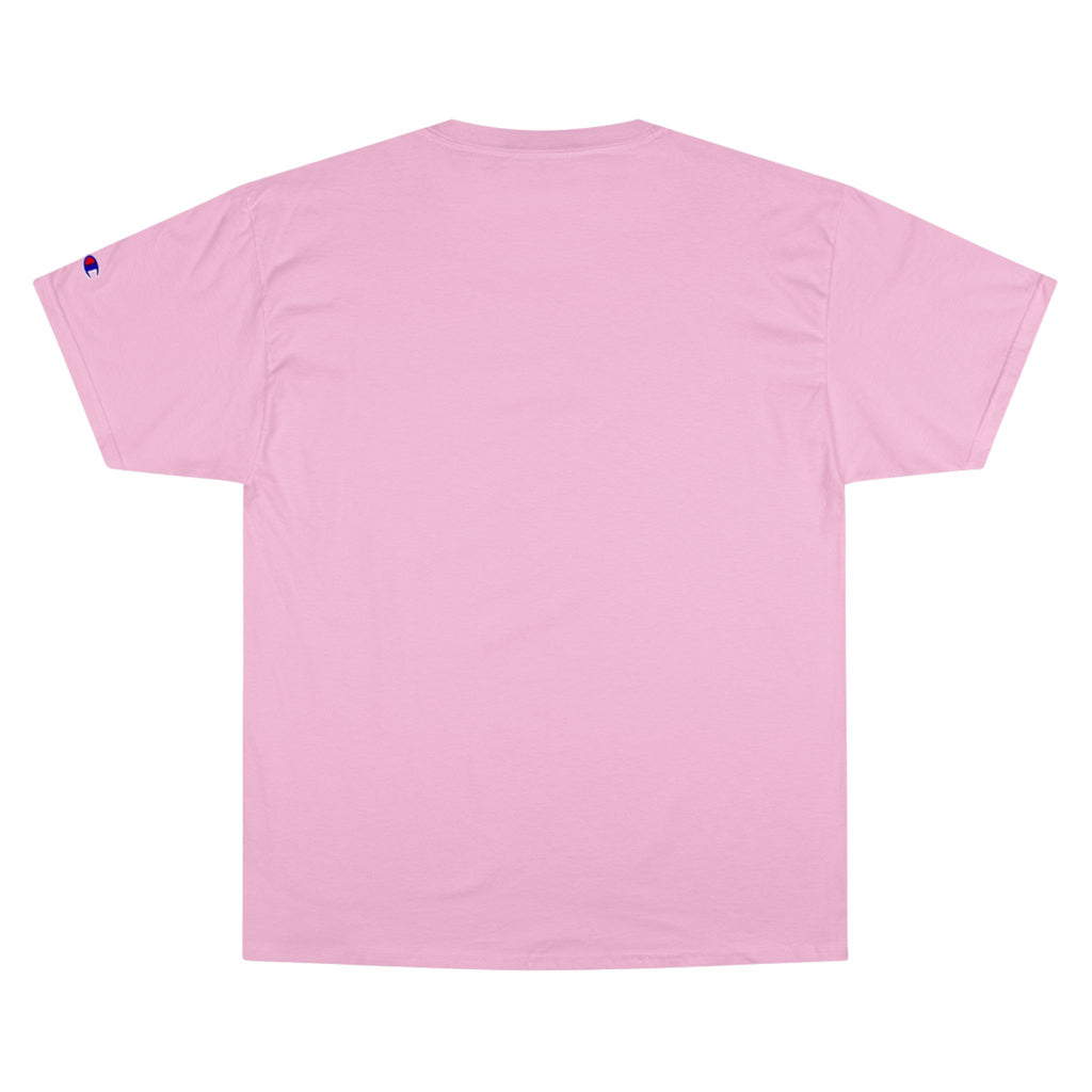 Pink Oval Logo Champion T-Shirt