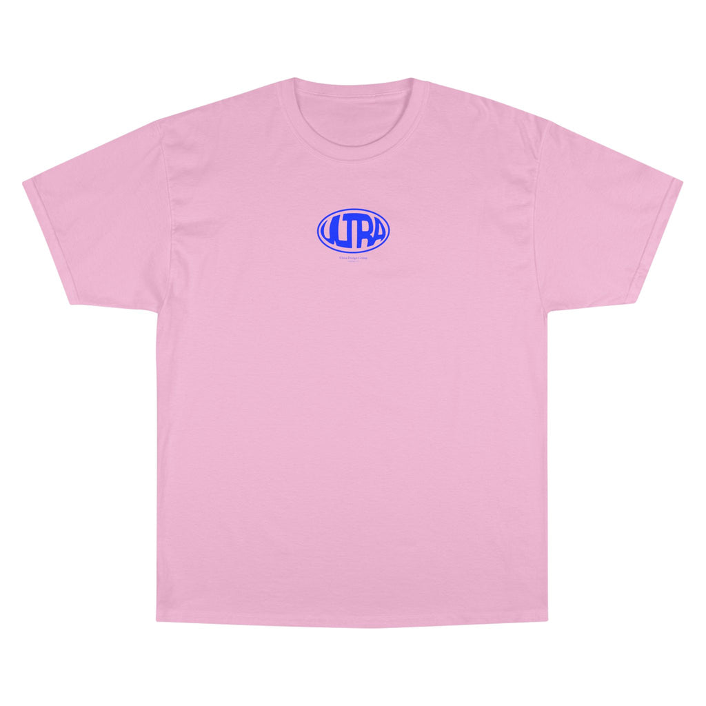 Pink Oval Logo Champion T-Shirt